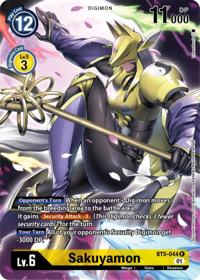 Sakuyamon [Bt5-044] (Digimon Card Game Deck Box Set) [Battle Of Omni Promos] 1