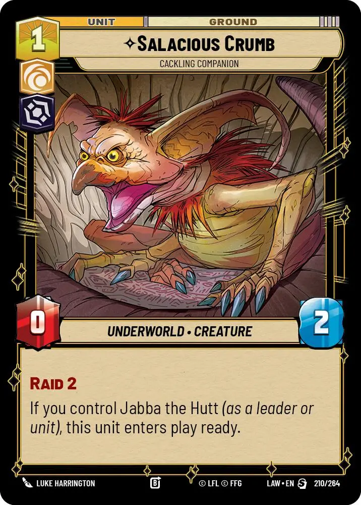 Salacious Crumb - Cackling Companion (210/264) (210/264) [A Lawless Time] 1