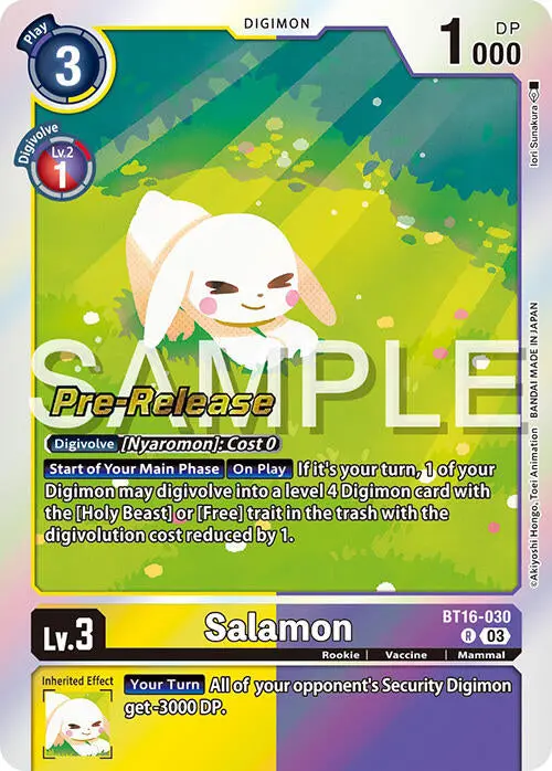 Salamon [Bt16-030] [Beginning Observer Pre-Release Promos] 1
