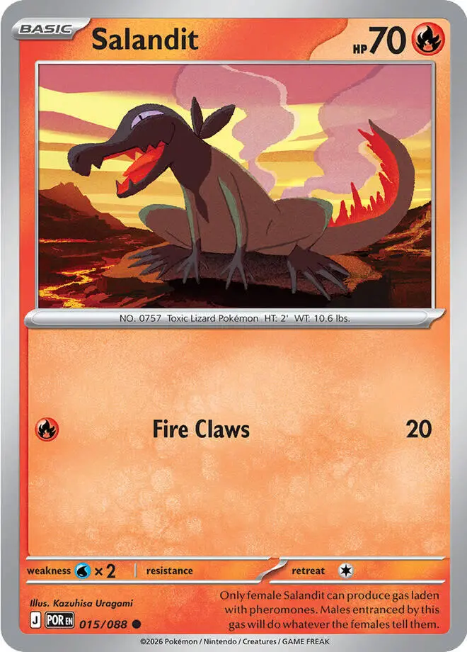 Salandit (015/088) [Mega Evolution: Perfect Order] 1