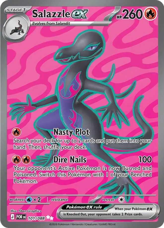 Salazzle Ex (101/088) [Mega Evolution: Perfect Order] 1