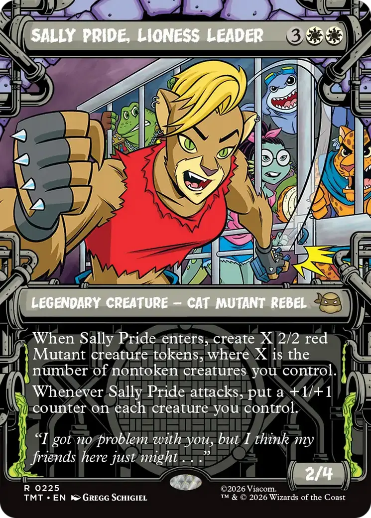 Sally Pride, Lioness Leader (Showcase) [Teenage Mutant Ninja Turtles] 1