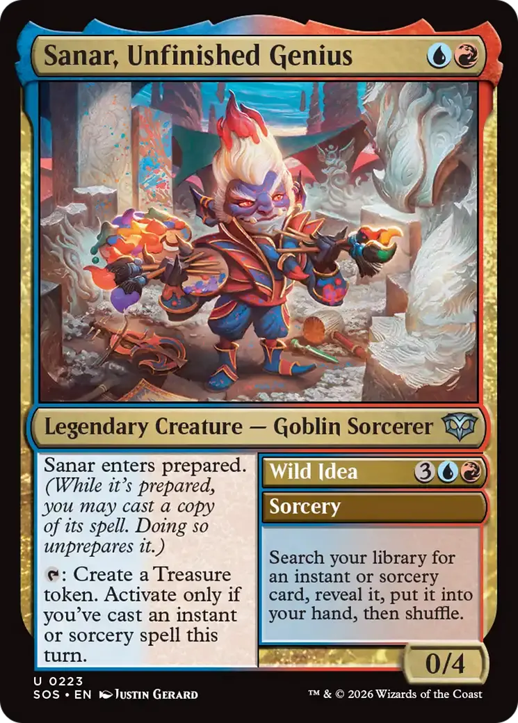 Sanar, Unfinished Genius [Secrets Of Strixhaven] 1