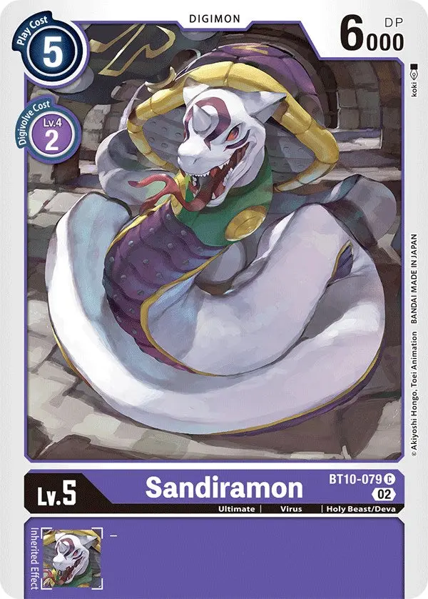 Sandiramon [Bt10-079] [Xros Encounter] 1