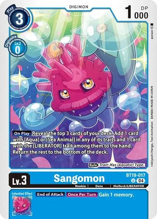 Sangomon [Bt19-017] [Release Special Booster Ver.2.0] 1