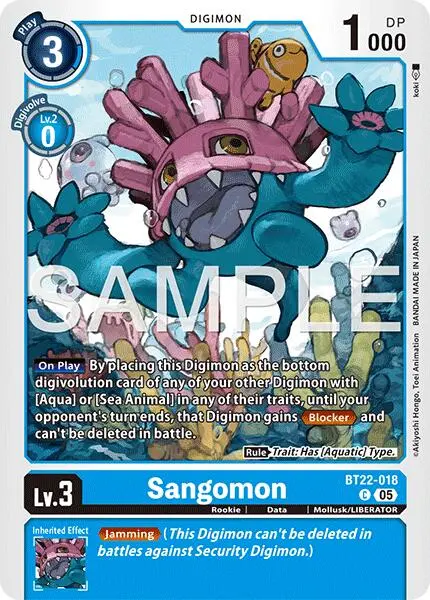 Sangomon [Bt22-018] [Cyber Eden] 1