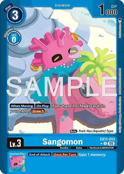 Sangomon [Ex11-013] (Limited Foil) [Dawn Of Liberator] 1