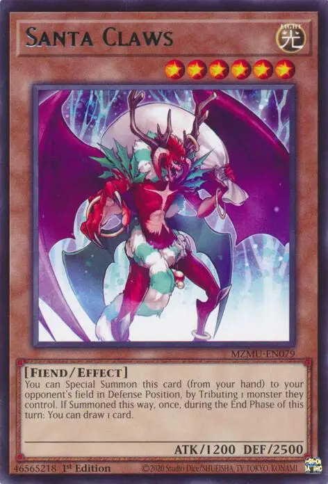Santa Claws [Mzmu-En079] Rare 1