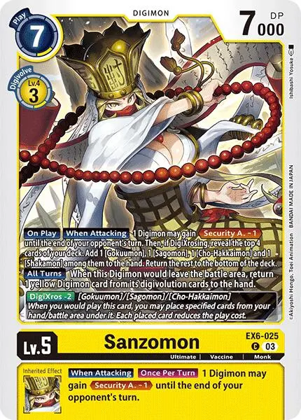 Sanzomon [Ex6-025] [Infernal Ascension] 1