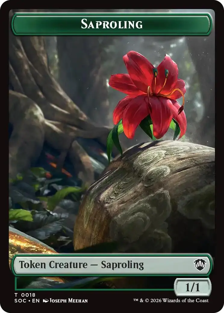 Saproling // Pest (0023) Double-Sided Token [Secrets Of Strixhaven Commander Tokens] 1