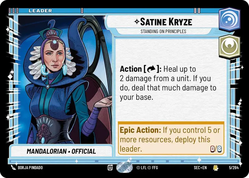 Satine Kryze - Standing On Principles (5/264) (5/264) [Secrets Of Power] 1