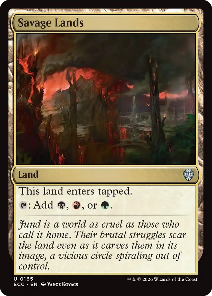 Savage Lands [Lorwyn Eclipsed Commander] 1