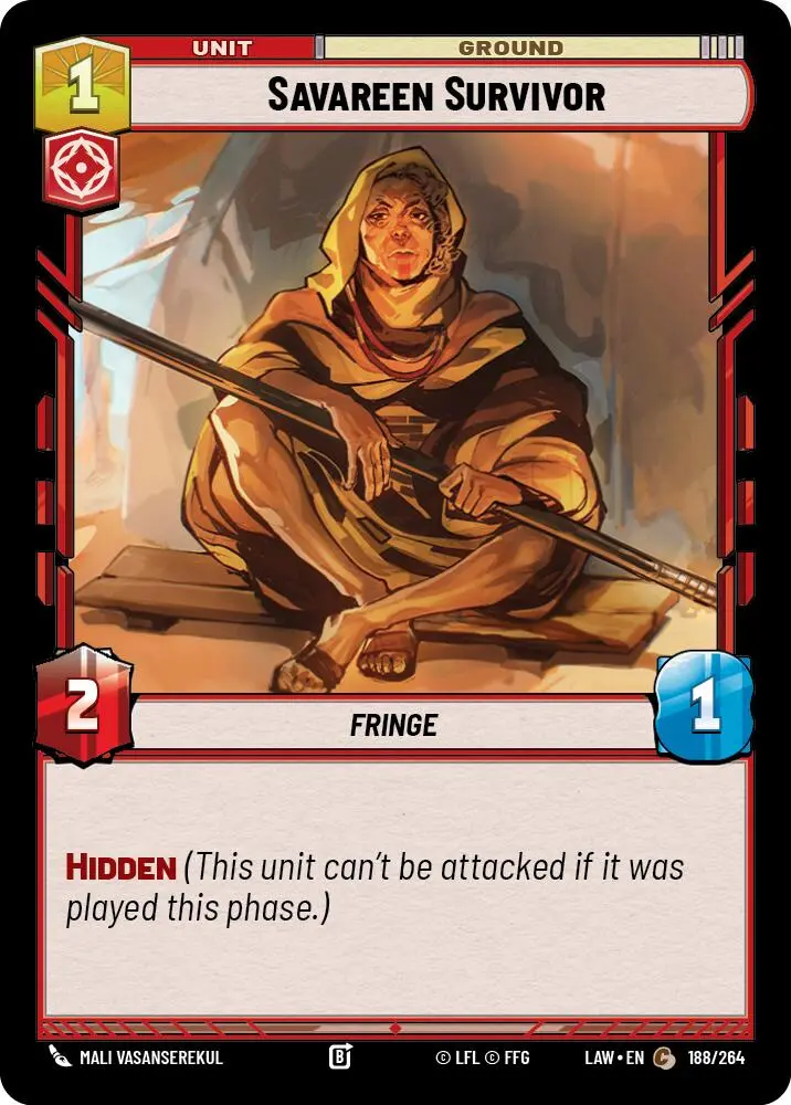 Savareen Survivor (188/264) (188/264) [A Lawless Time] 1