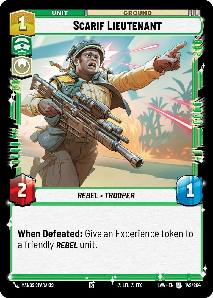 Scarif Lieutenant (142/264) (142/264) [A Lawless Time] 1