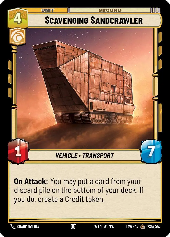 Scavenging Sandcrawler (238/264) (238/264) [A Lawless Time] 1