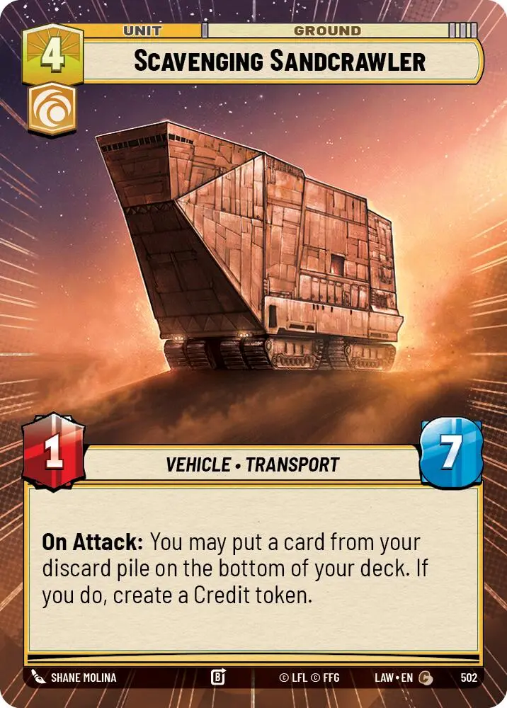 Scavenging Sandcrawler (502) (Hyperspace) (502) [A Lawless Time] 1