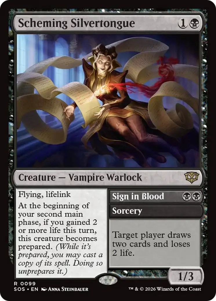 Scheming Silvertongue [Secrets Of Strixhaven] 1