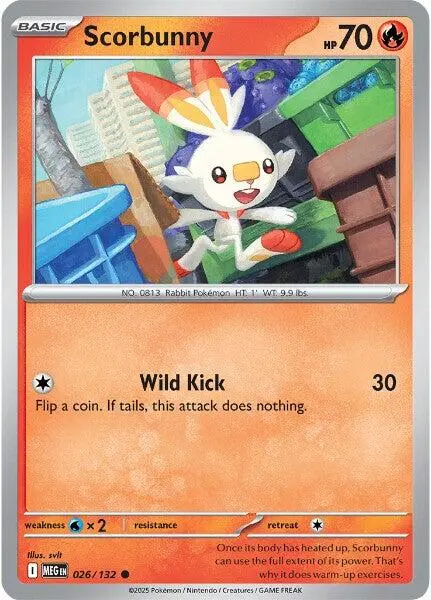 Scorbunny (026/132) [Mega Evolution: Base Set] 1