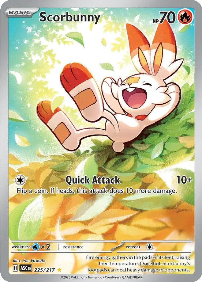 Scorbunny (225/217) [Mega Evolution: Ascended Heroes] 1