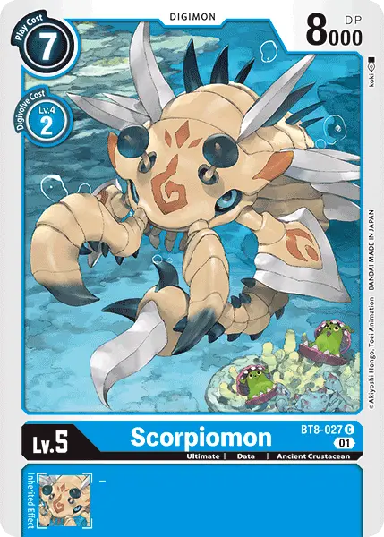 Scorpiomon [Bt8-027] [New Awakening] 1