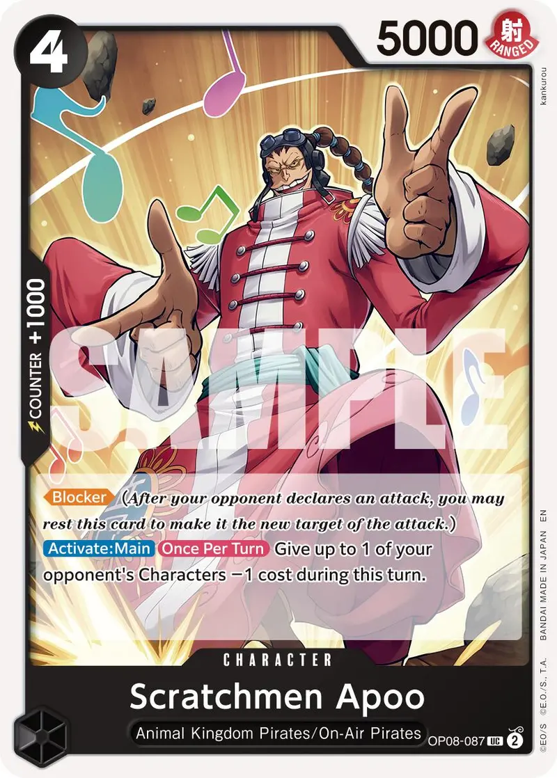 Scratchmen Apoo (Op08-087) (Reprint) [Premium Booster -The Best- Vol. 2] 1