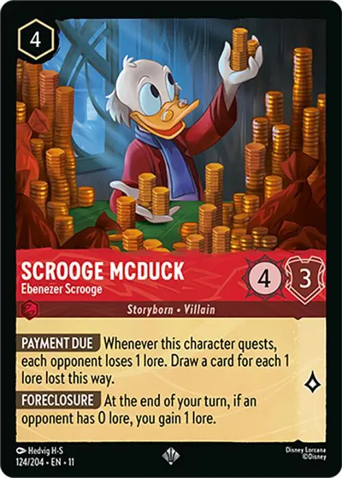 Scrooge Mcduck - Ebenezer Scrooge (124/204) [Winterspell] 1