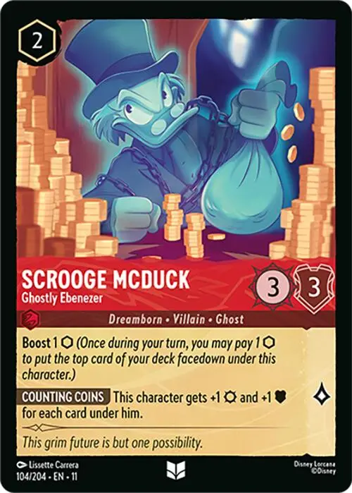 Scrooge Mcduck - Ghostly Ebenezer (104/204) [Winterspell] 1