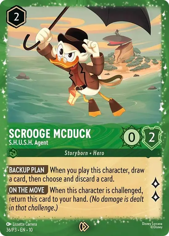 Scrooge Mcduck - S.H.U.S.H. Agent (36) [Promo Cards] 1