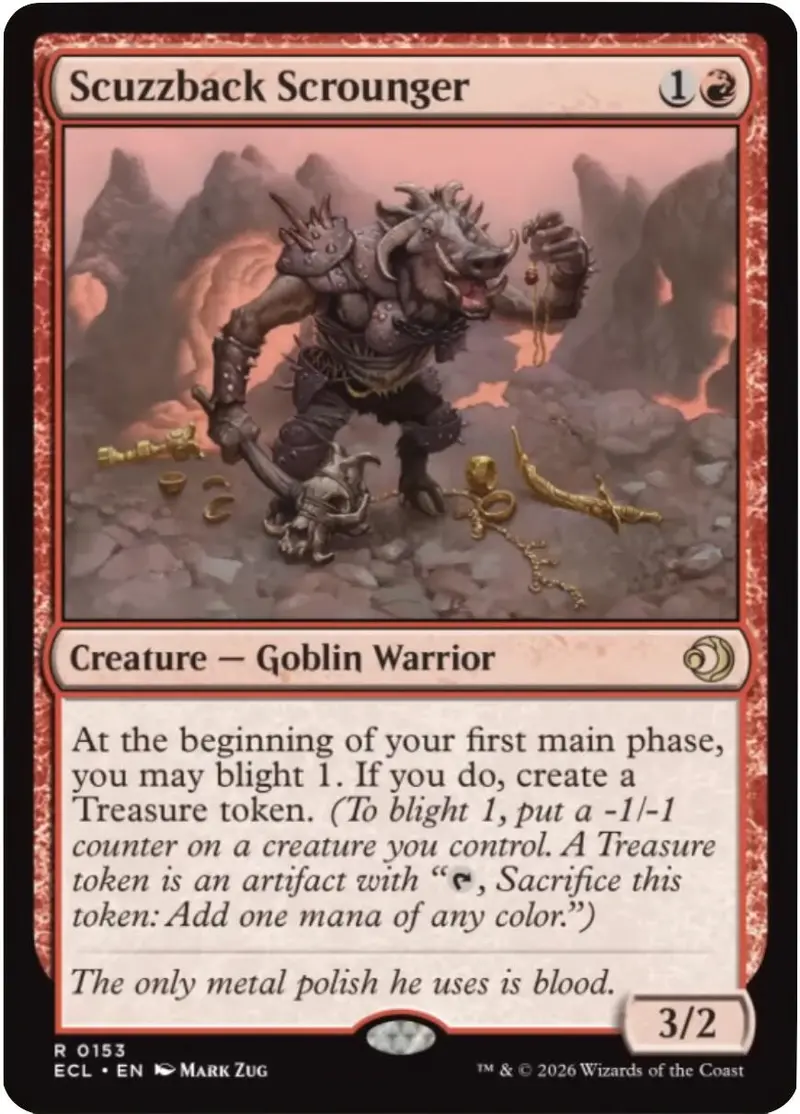 Scuzzback Scrounger [Lorwyn Eclipsed] 1