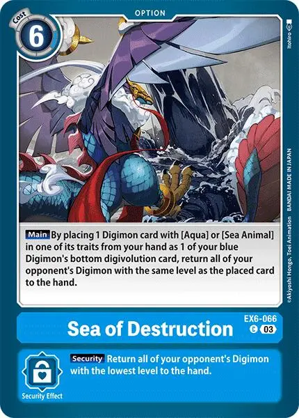 Sea Of Destruction [Ex6-066] [Infernal Ascension] 1