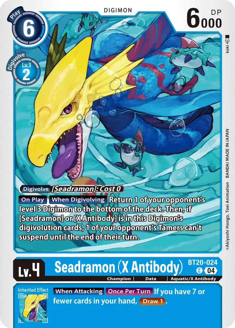 Seadramon [Bt20-024] (X Antibody) [Release Special Booster Ver.2.5] 1