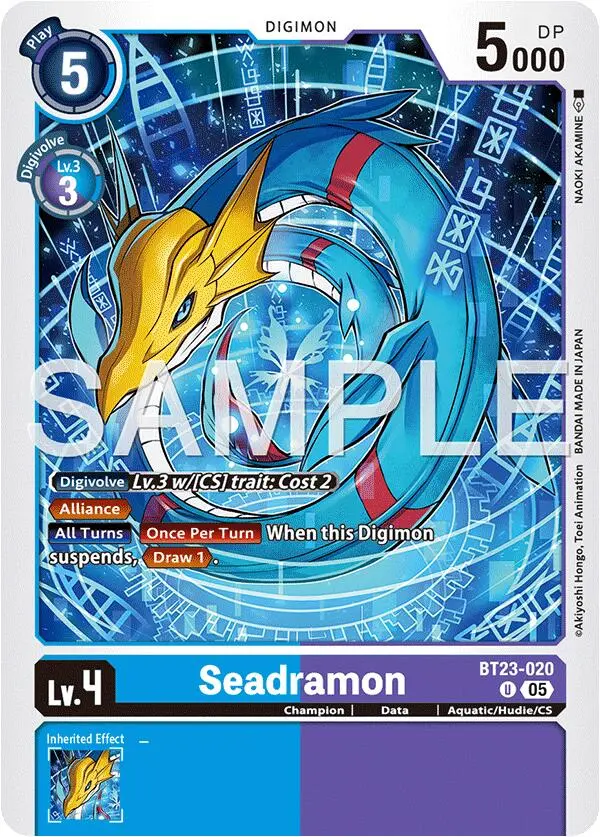 Seadramon [Bt23-020] [Hackers' Slumber] 1