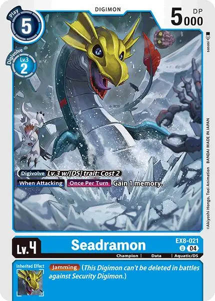 Seadramon [Ex8-021] [Chain Of Liberation] 1