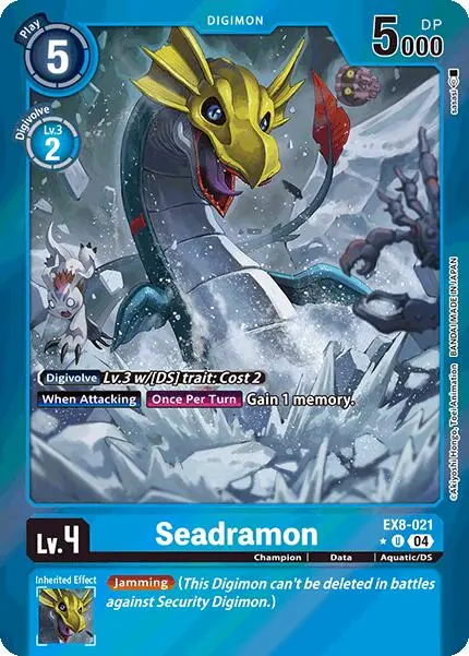 Seadramon [Ex8-021] (Limited Foil) [Chain Of Liberation] 1