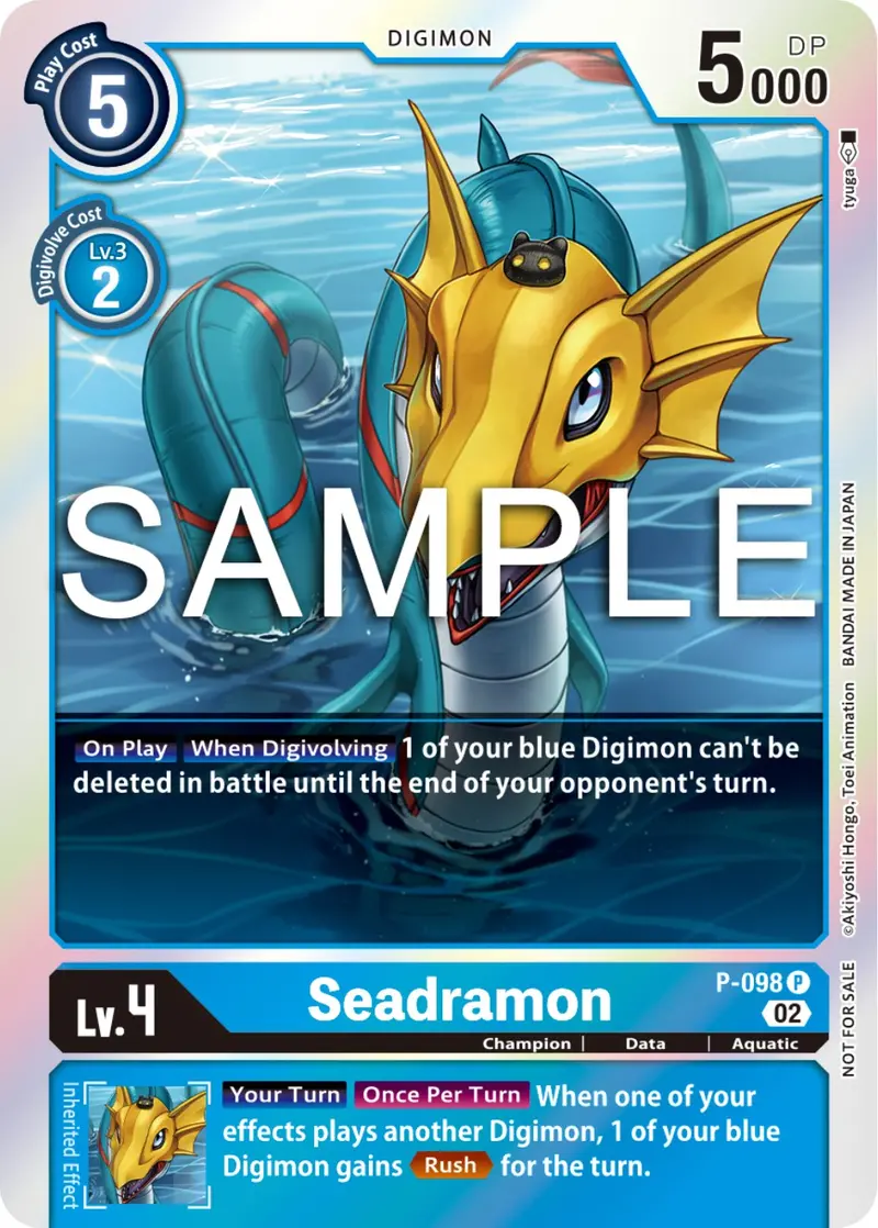 Seadramon [P-098] - P-098 (Limited Card Pack Ver.2) [Promotional Cards] 1