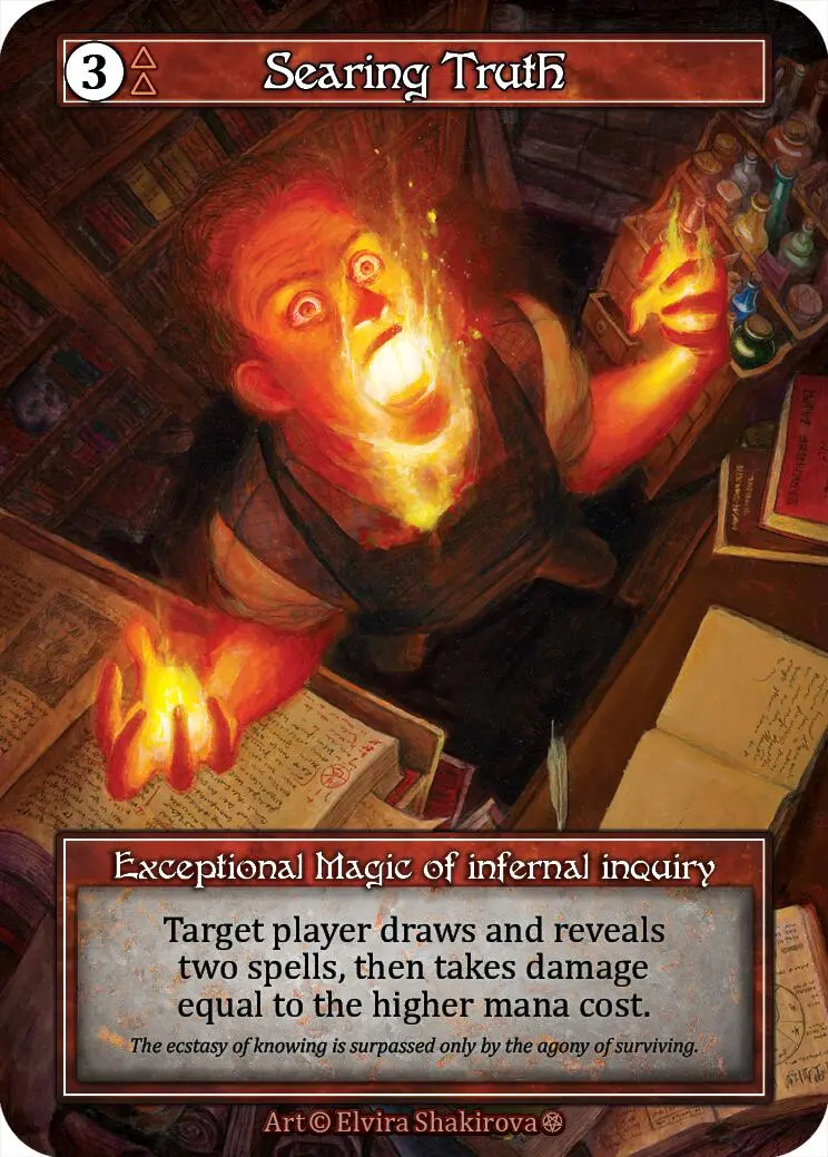 Searing Truth (Foil) [Gothic] 1