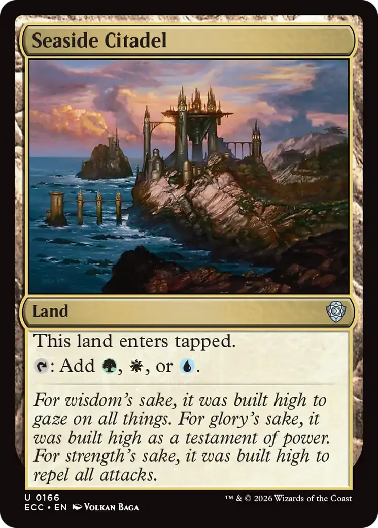 Seaside Citadel [Lorwyn Eclipsed Commander] 1
