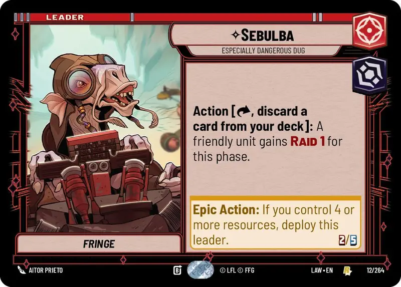 Sebulba - Especially Dangerous Dug (12/264) (12/264) [A Lawless Time] 1