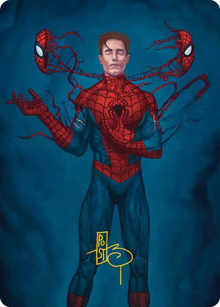 Secret Identity Art Card (Gold-Stamped Signature) [Marvel's Spider-Man Art Series] 1