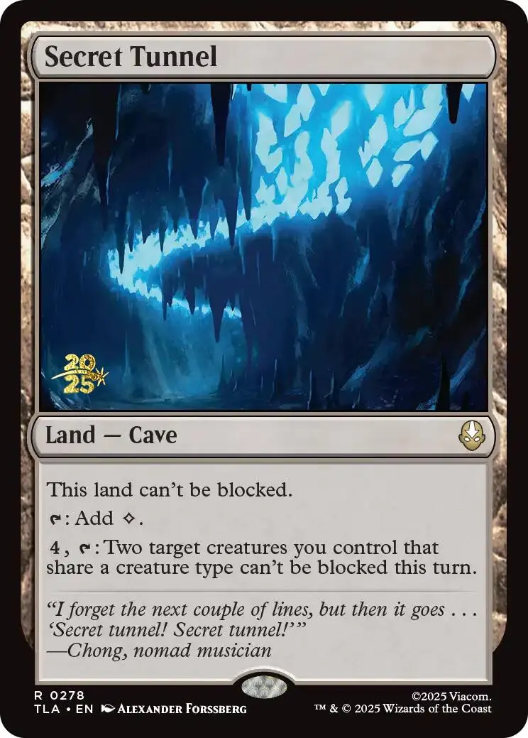 Secret Tunnel [Avatar: The Last Airbender Prerelease Cards] 1