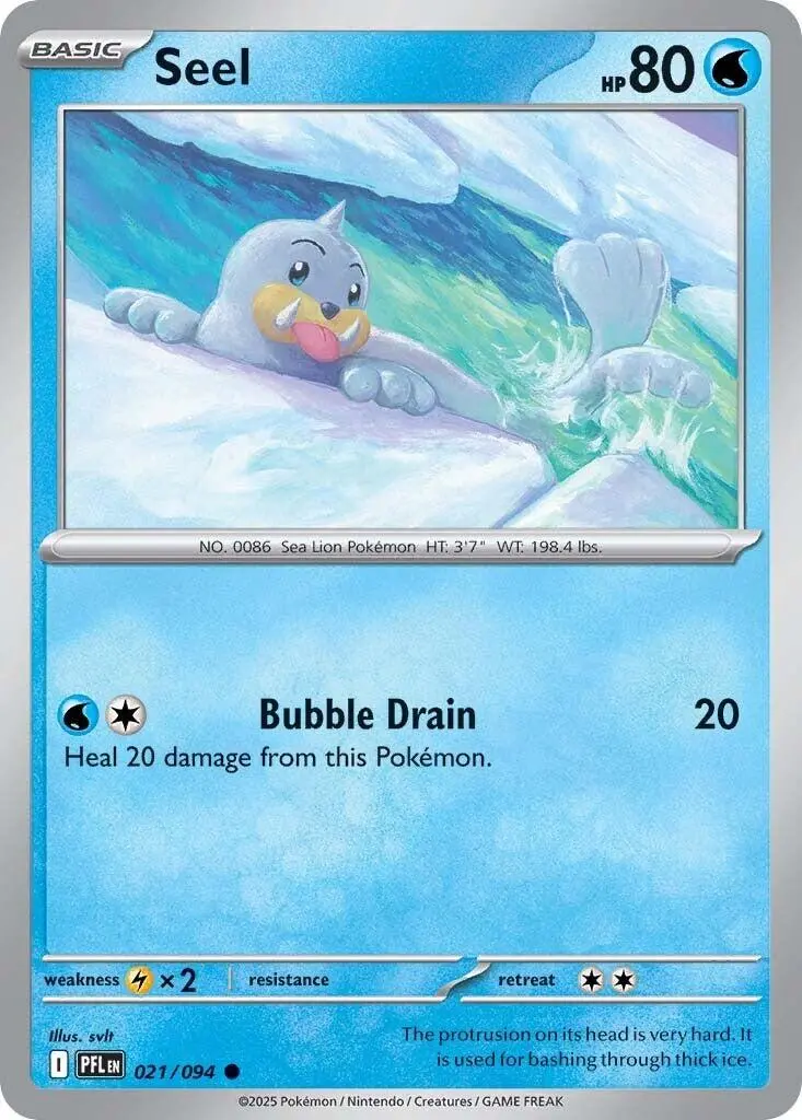 Seel (021/094) [Mega Evolution: Phantasmal Flames] 1