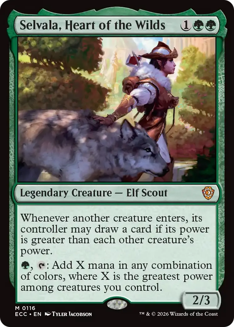 Selvala, Heart Of The Wilds [Lorwyn Eclipsed Commander] 1