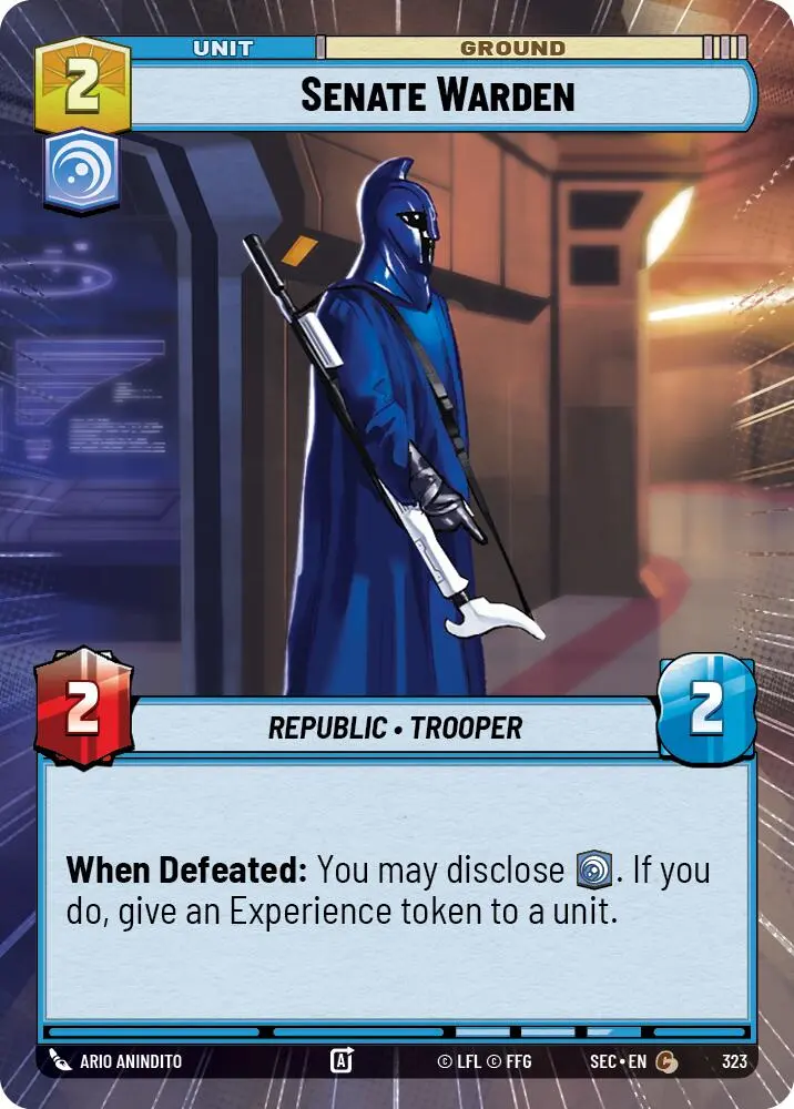 Senate Warden (323) (Hyperspace) (323) [Secrets Of Power] 1