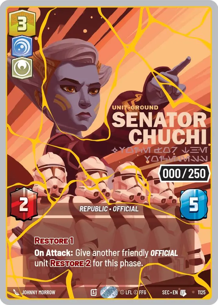 Senator Chuchi - Voice For The Voiceless (1125) (Serialized) (Gold) (1125) [Secrets Of Power] 1