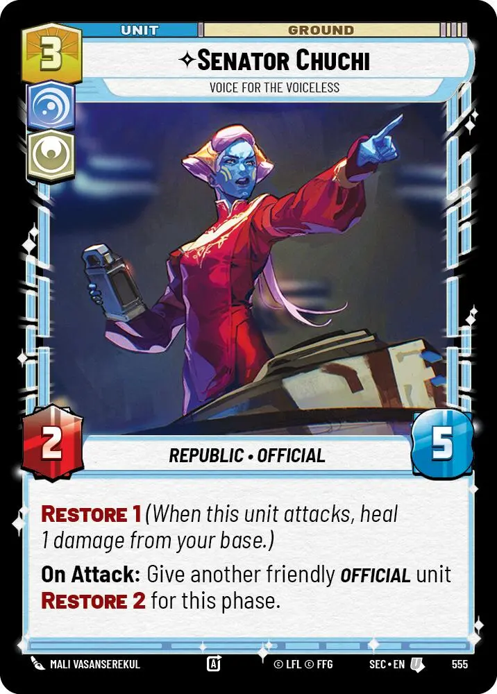 Senator Chuchi - Voice For The Voiceless (Foil) (555) (555) [Secrets Of Power] 1