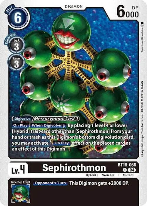 Sephiromon [Bt18-066] [Release Special Booster Ver.2.0] 1