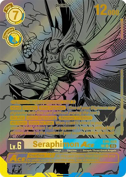 Seraphimon Ace [Ex6-028] (Textured) [Infernal Ascension] 1
