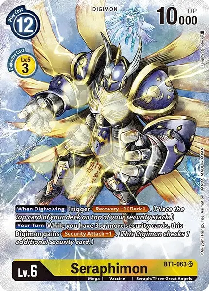 Seraphimon [Bt1-063] (Alternate Art) [Dimensional Phase] 1