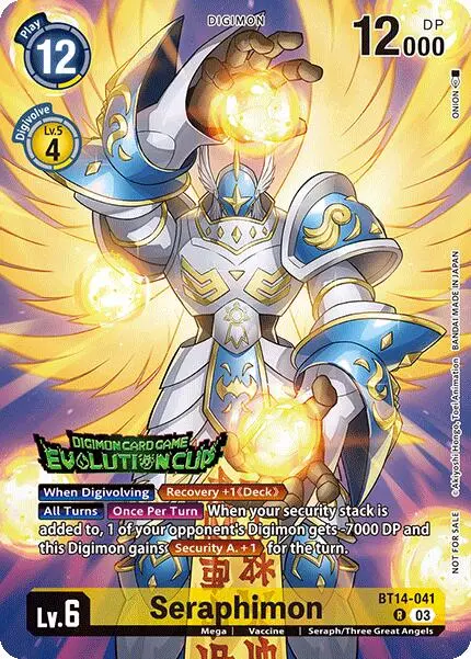 Seraphimon [Bt14-041] (2024 Evolution Cup) [Blast Ace] 1
