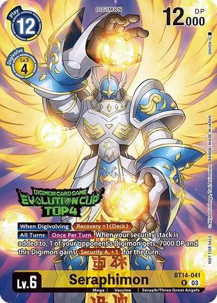 Seraphimon [Bt14-041] (2024 Evolution Cup Top 4) [Blast Ace] 1